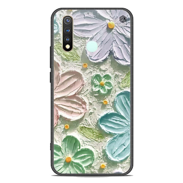 Floral Series Soft Phone Case - Premium Glass Case - Design 15 - Vivo Y19