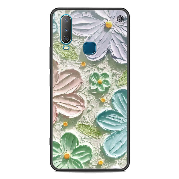 Floral Series Soft Phone Case - Premium Glass Case - Design 15 - Vivo Y17