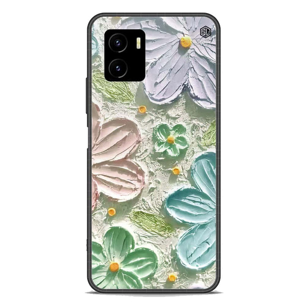 Floral Series Soft Phone Case - Premium Glass Case - Design 15 - Vivo Y15a