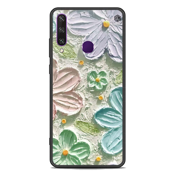 Floral Series Soft Phone Case - Premium Glass Case - Design 15 - Huawei Y6p