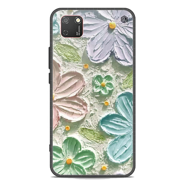 Floral Series Soft Phone Case - Premium Glass Case - Design 15 - Huawei Y5p