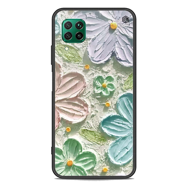 Floral Series Soft Phone Case - Premium Glass Case - Design 15 - Huawei Nova 6 SE