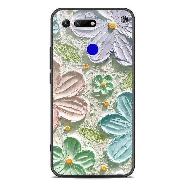 Floral Series Soft Phone Case - Premium Glass Case - Design 15 - Huawei Honor View 20