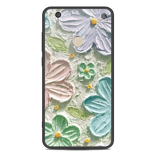 Floral Series Soft Phone Case - Premium Glass Case - Design 15 - Huawei Honor P8 Lite 2017