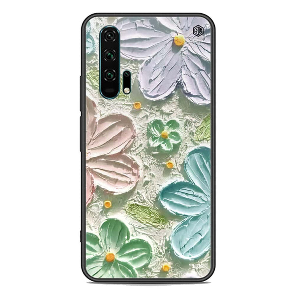 Floral Series Soft Phone Case - Premium Glass Case - Design 15 - Honor 20