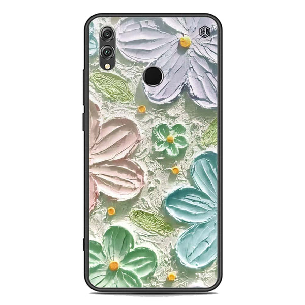 Floral Series Soft Phone Case - Premium Glass Case - Design 15 - Huawei Honor 8X