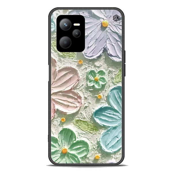 Floral Series Soft Phone Case - Premium Glass Case - Design 15 - Realme Q5