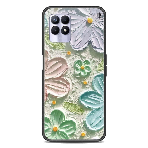 Floral Series Soft Phone Case - Premium Glass Case - Design 15 - Realme Narzo 50 4G
