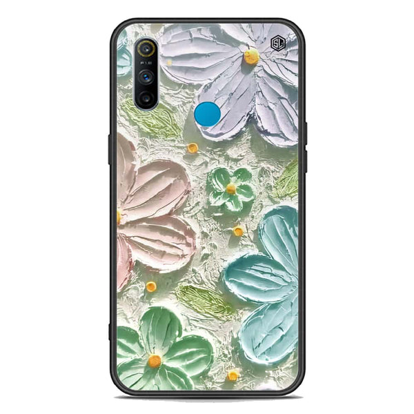 Floral Series Soft Phone Case - Premium Glass Case - Design 15 - Realme C3