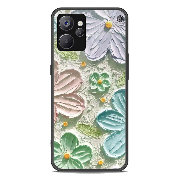 Floral Series Soft Phone Case - Premium Glass Case - Design 15 - Realme 9i 5G