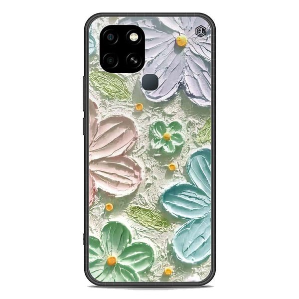 Floral Series Soft Phone Case - Premium Glass Case - Design 15 - Infinix Smart 6
