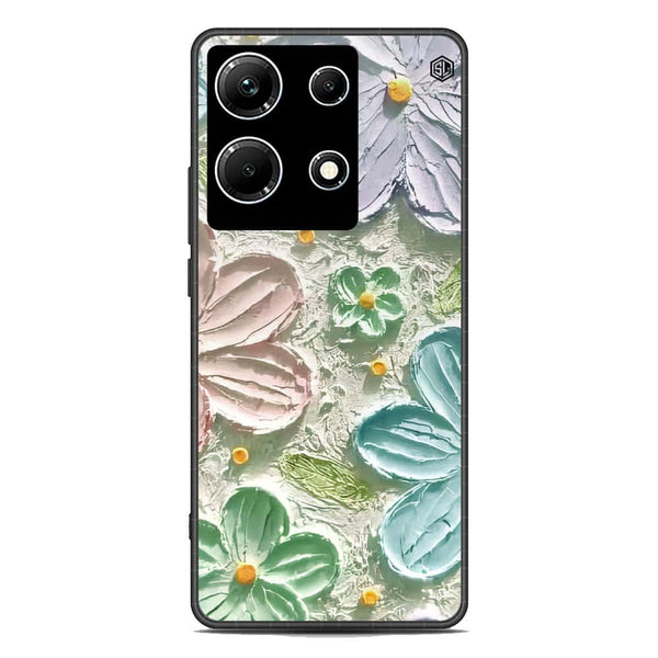 Floral Series Soft Phone Case - Premium Glass Case - Design 15 - Infinix Note 30