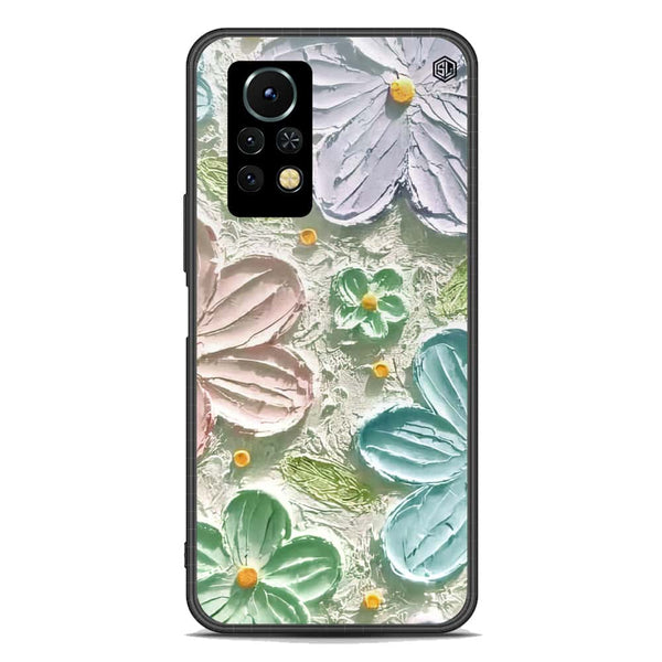 Floral Series Soft Phone Case - Premium Glass Case - Design 15 - Infinix Note 11s