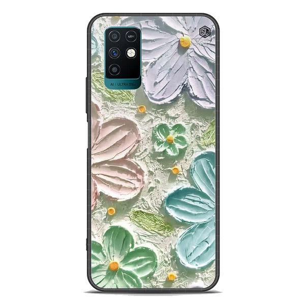 Floral Series Soft Phone Case - Premium Glass Case - Design 15 - Infinix Note 10