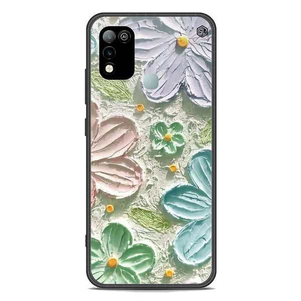 Floral Series Soft Phone Case - Premium Glass Case - Design 15 - Infinix Hot 10 Play