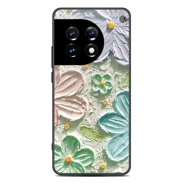 Floral Series Soft Phone Case - Premium Glass Case - Design 15 - OnePlus Ace 2 Pro