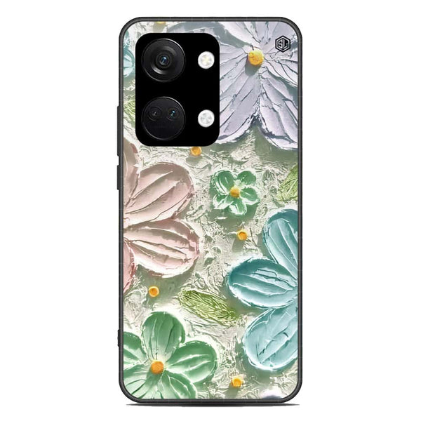 Floral Series Soft Phone Case - Premium Glass Case - Design 15 - OnePlus Nord 3