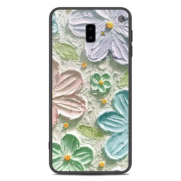 Floral Series Soft Phone Case - Premium Glass Case - Design 15 - Samsung Galaxy J6 Plus 2018