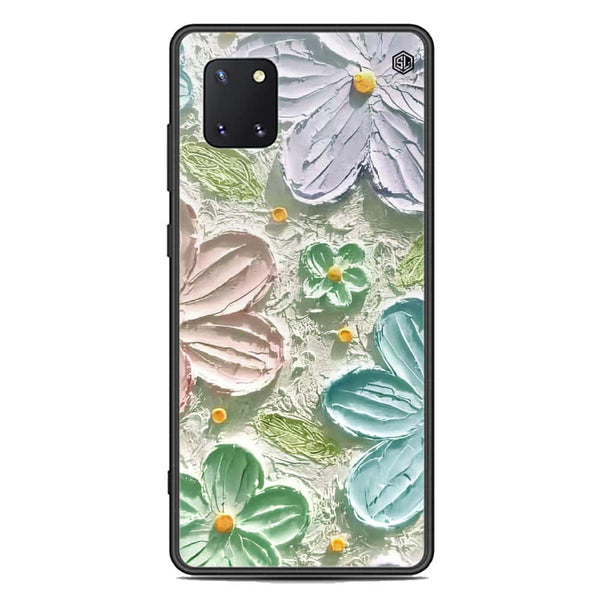Floral Series Soft Phone Case - Premium Glass Case - Design 15 - Samsung Galaxy A81