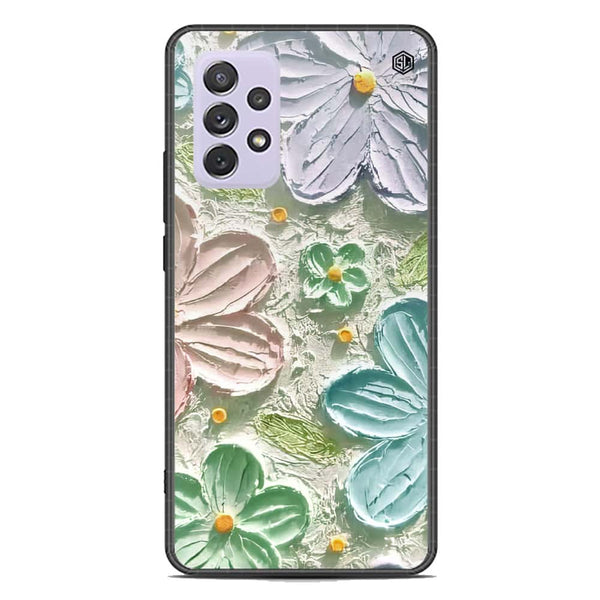 Floral Series Soft Phone Case - Premium Glass Case - Design 15 - Samsung Galaxy A72