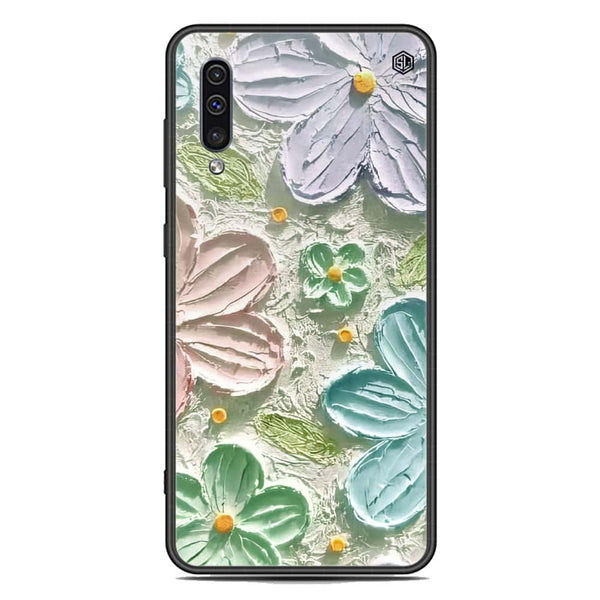 Floral Series Soft Phone Case - Premium Glass Case - Design 15 - Samsung Galaxy A50s