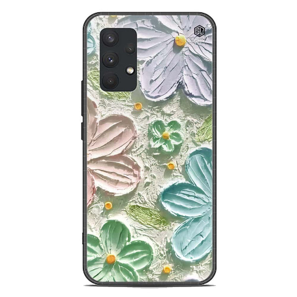 Floral Series Soft Phone Case - Premium Glass Case - Design 15 - Samsung Galaxy A32