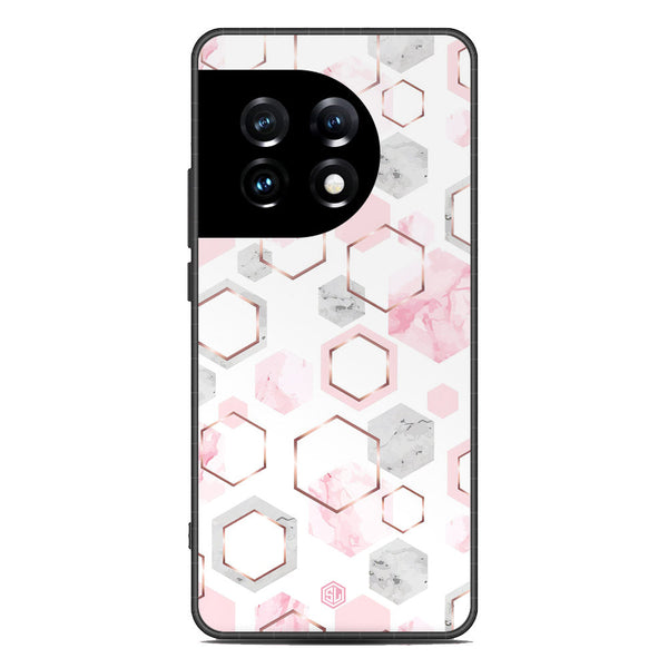 Stylish Marble Series Soft Phone Case - Premium Glass Case - Design 4 - OnePlus Ace 2 Pro
