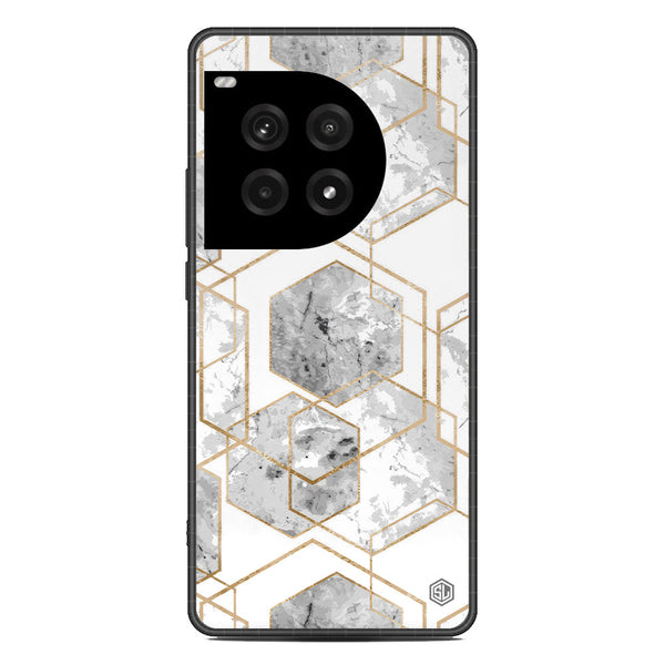 Stylish Marble Series Soft Phone Case - Metal Case - Design 2 - OnePlus Ace 3 Pro