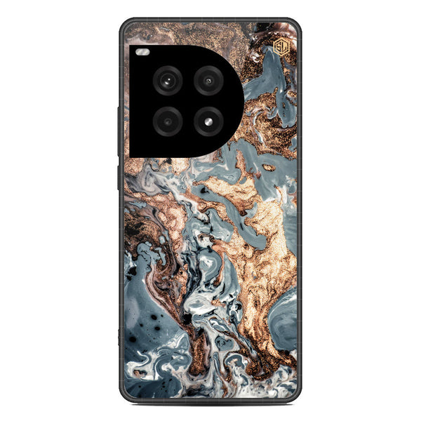 Marble Series Soft Phone Case - Metal Case - Design 5 - OnePlus Ace 3 Pro