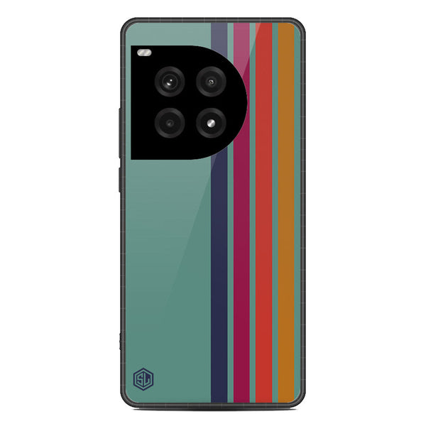 Retro Stripes Series Soft Phone Case - Metal Case - Design 5 - OnePlus Ace 3 Pro