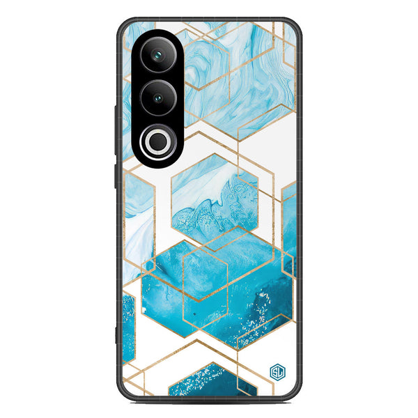 Stylish Marble Series Soft Phone Case - Metal Case - Design 1 - OnePlus Ace 3V