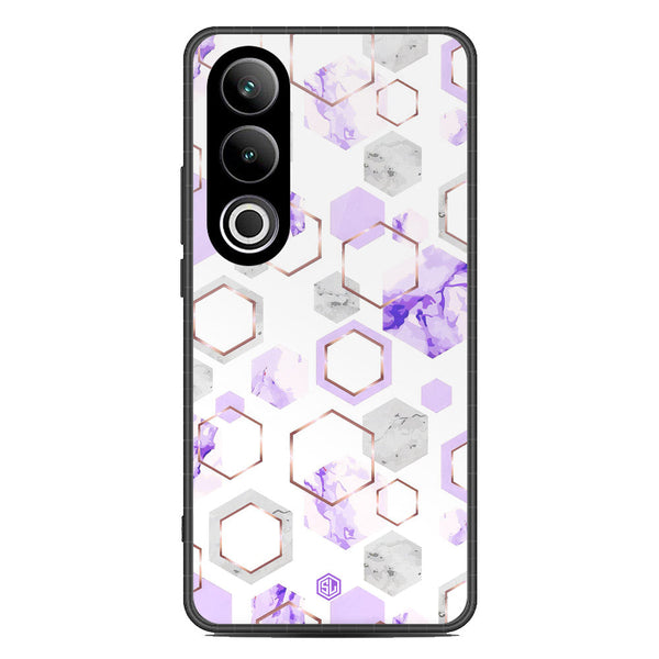Stylish Marble Series Soft Phone Case - Metal Case - Design 5 - OnePlus Ace 3V