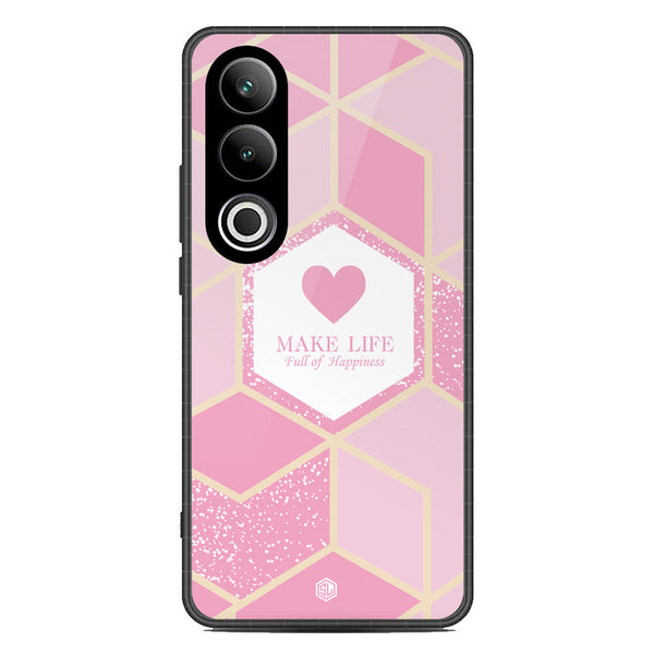 Happiness Series Soft Phone Case - Metal Case - Design 3 - OnePlus Ace 3V