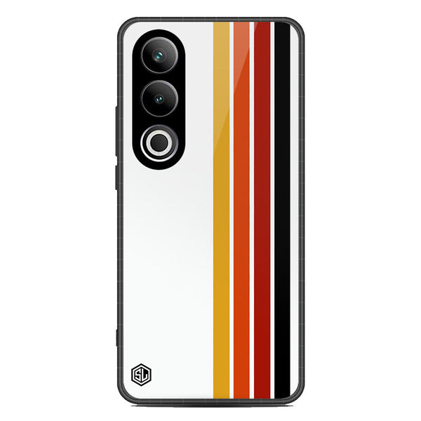 Retro Stripes Series Soft Phone Case - Metal Case - Design 4 - OnePlus Ace 3V