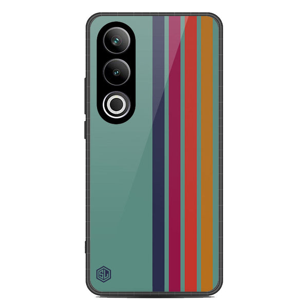 Retro Stripes Series Soft Phone Case - Metal Case - Design 5 - OnePlus Ace 3V
