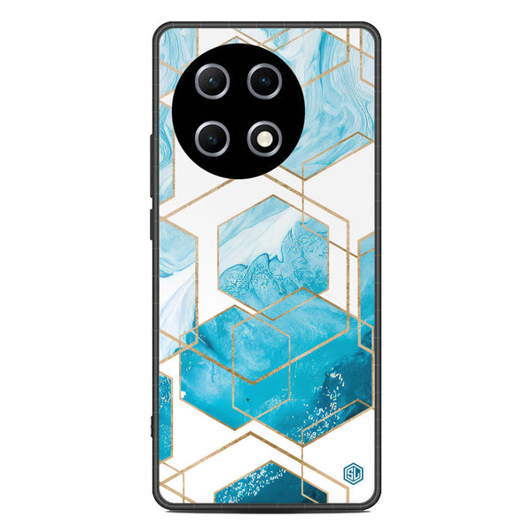 Stylish Marble Series Soft Phone Case - Metal Case - Design 1 - Tecno Camon 30S