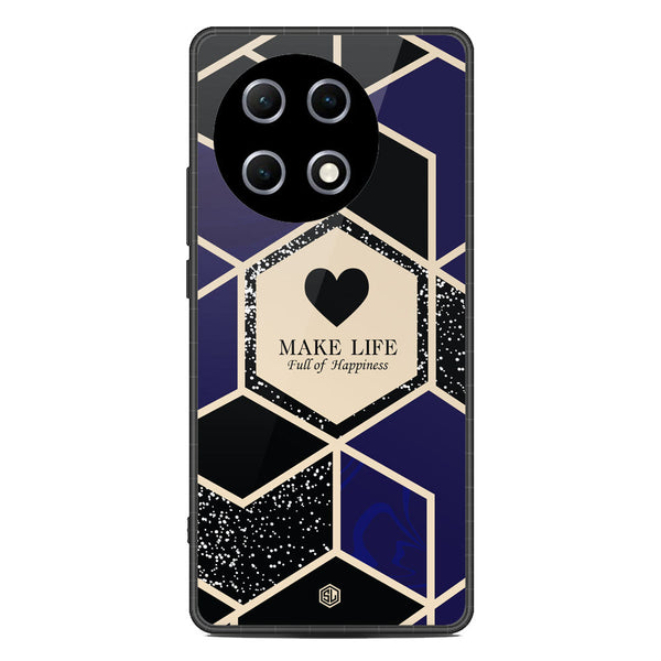 Happiness Series Soft Phone Case - Metal Case - Design 1 - Tecno Camon 30S