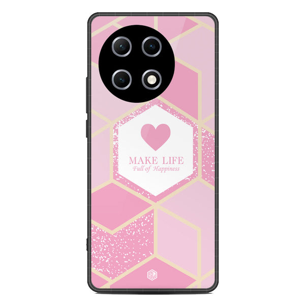 Happiness Series Soft Phone Case - Metal Case - Design 3 - Tecno Camon 30S