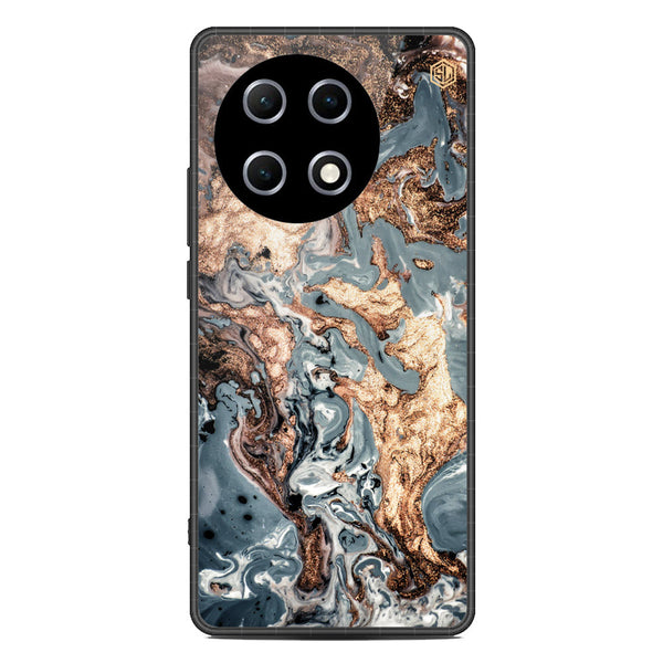 Marble Series Soft Phone Case - Metal Case - Design 5 - Tecno Camon 30S