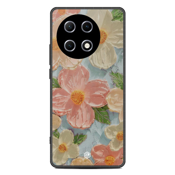 Floral Series Soft Phone Case - Metal Case - Design 16 - Tecno Camon 30S