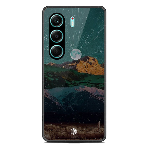 Mountains Wanderlust Series Soft Phone Case - Metal Case - Design 3 - Tecno Camon 40 Pro