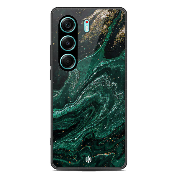 Marble Series Soft Phone Case - Metal Case - Design 3 - Tecno Camon 40 Pro