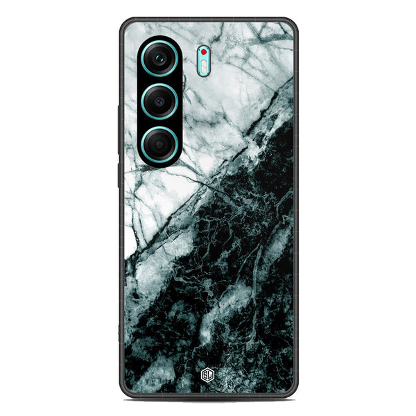Marble Series Soft Phone Case - Metal Case - Design 6 - Tecno Camon 40 Pro