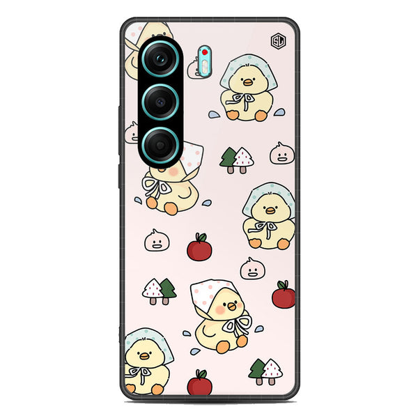 Cute Chic Series Soft Phone Case - Metal Case - Design 2 - Tecno Camon 40 Pro