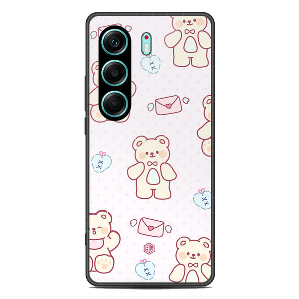 Cute Chic Series Soft Phone Case - Metal Case - Design 3 - Tecno Camon 40 Pro