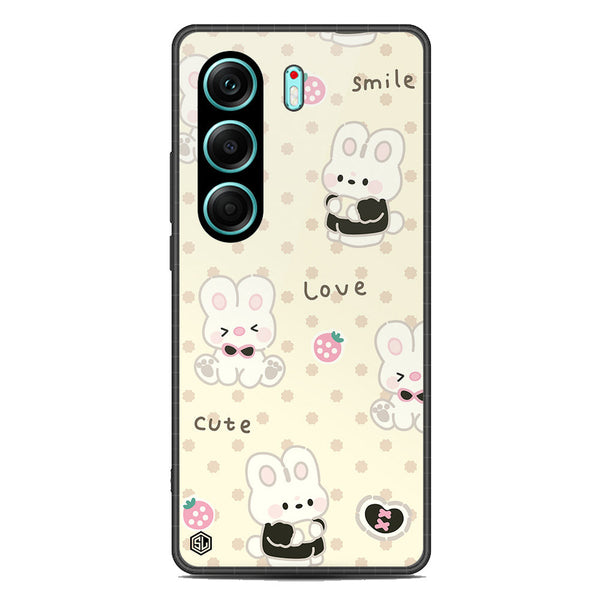 Cute Chic Series Soft Phone Case - Metal Case - Design 4 - Tecno Camon 40 Pro