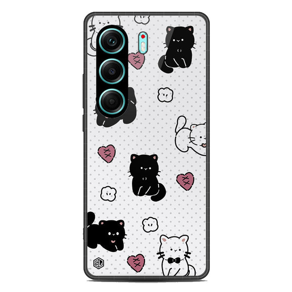 Cute Chic Series Soft Phone Case - Metal Case - Design 6 - Tecno Camon 40 Pro