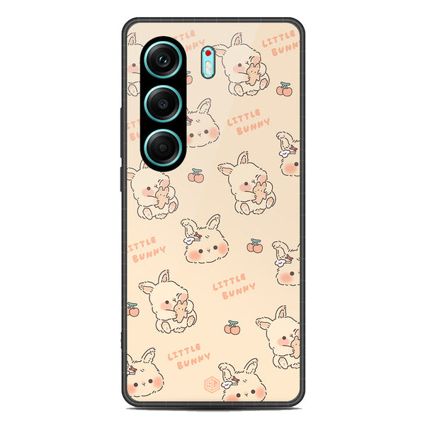 Cute Korean Design Series Soft Phone Case - Metal Case - Design 2 - Tecno Camon 40 Pro