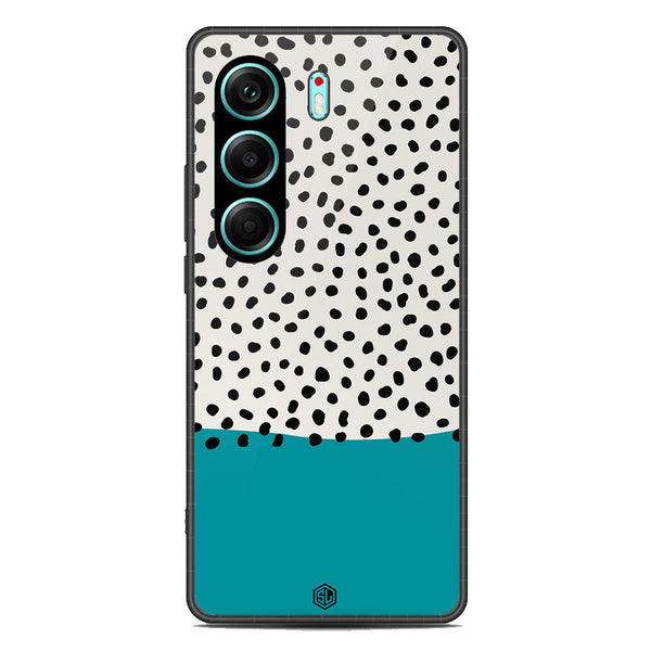 Polka Dots Series Soft Phone Case - Metal Case - Design 2 - Tecno Camon 40 Pro