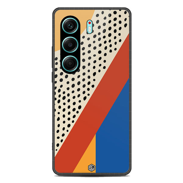 Polka Dots Series Soft Phone Case - Metal Case - Design 4 - Tecno Camon 40 Pro